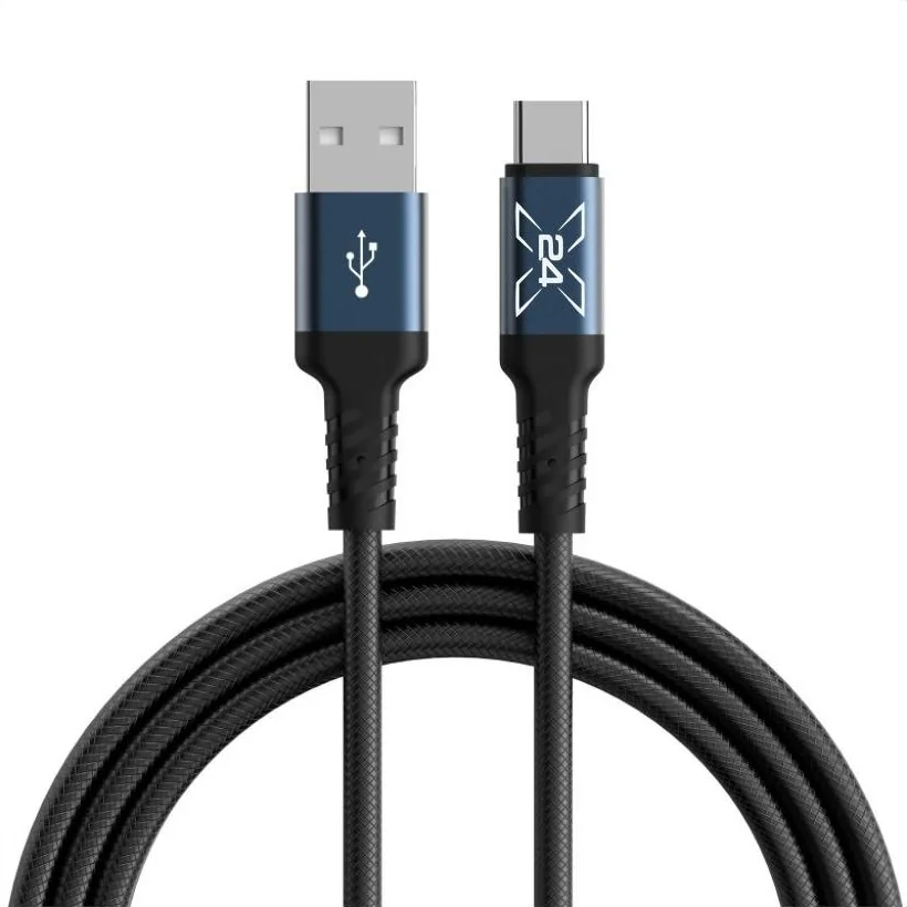 X24 USB-A to USB-C Braided Cable - 6 ft - product view