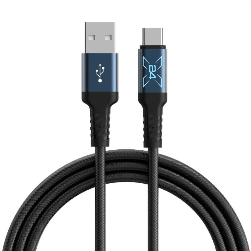 X24 USB-A to USB-C Braided Cable - 6 ft - product view