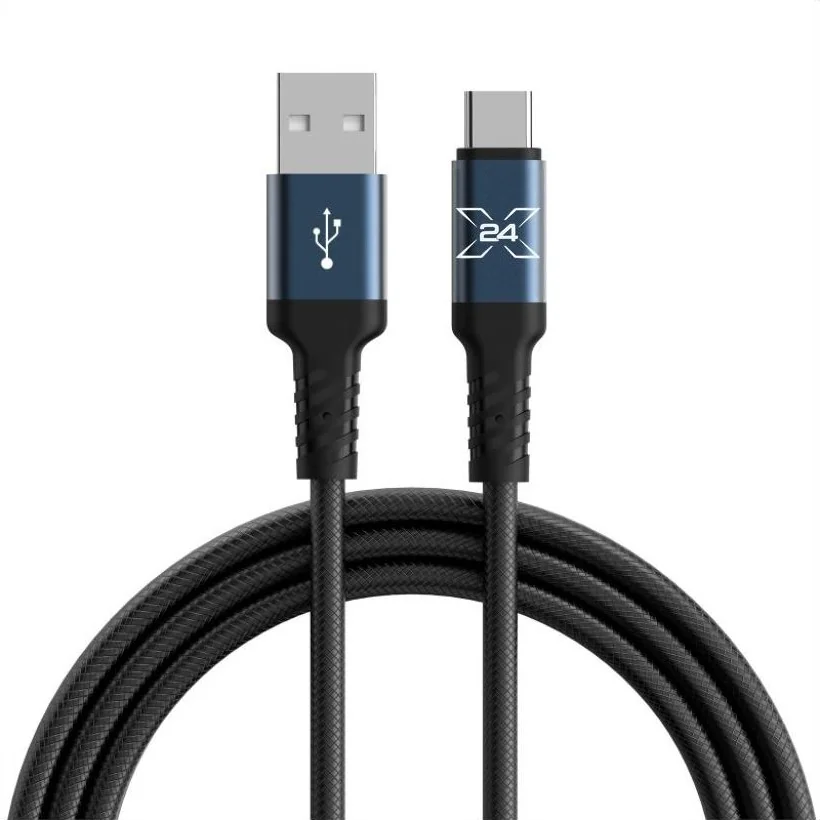 X24 USB-A to USB-C Braided Cable - 6 ft - product view