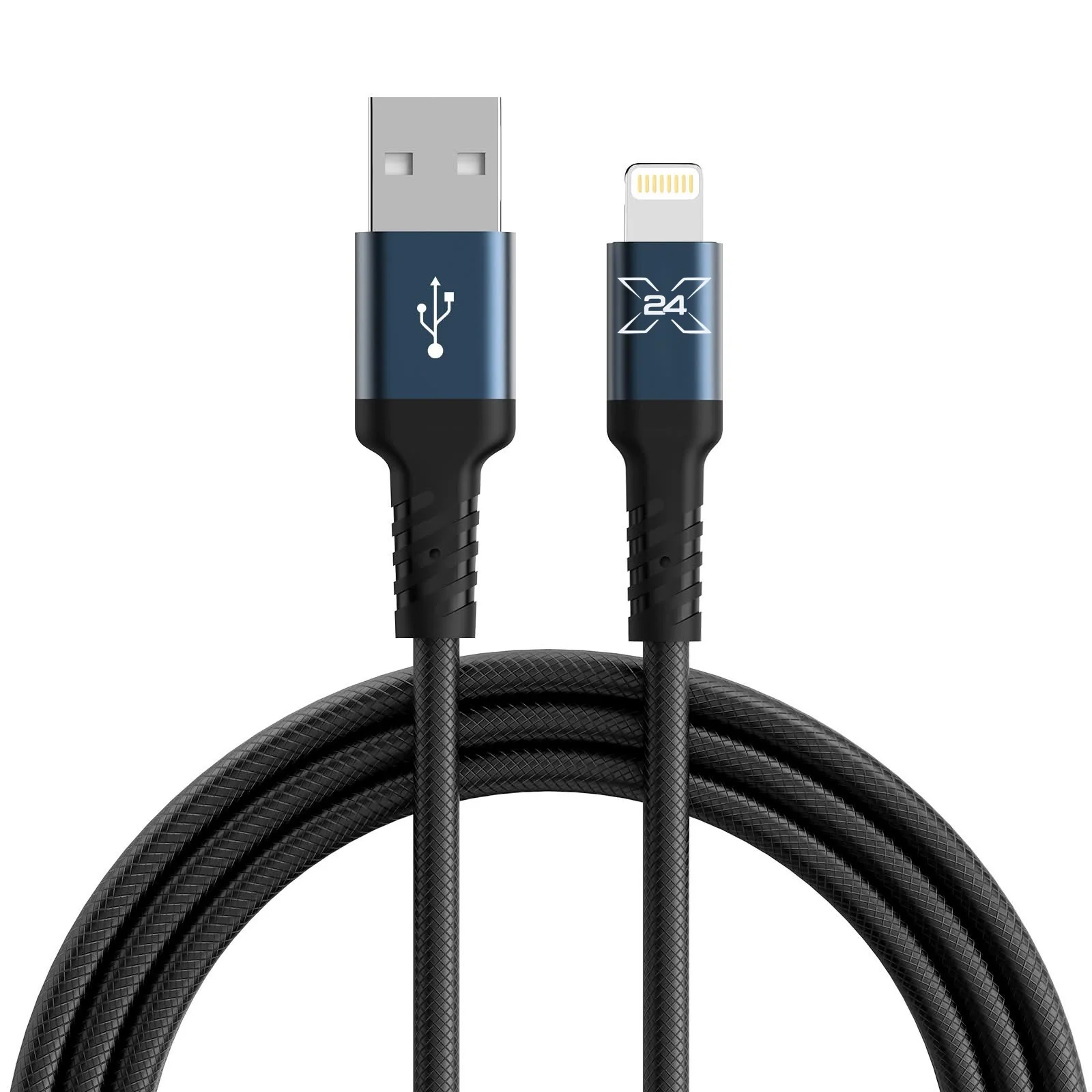 X24 USB-A to Lightning Braided Cable - 6 ft - product view