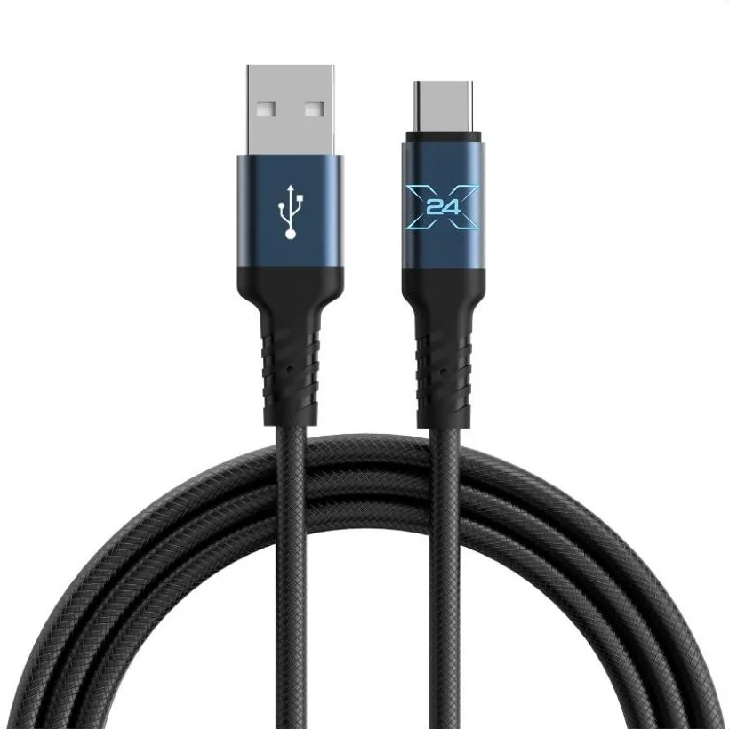 X24 USB-A to USB-C Braided Cable - 6 ft - product view