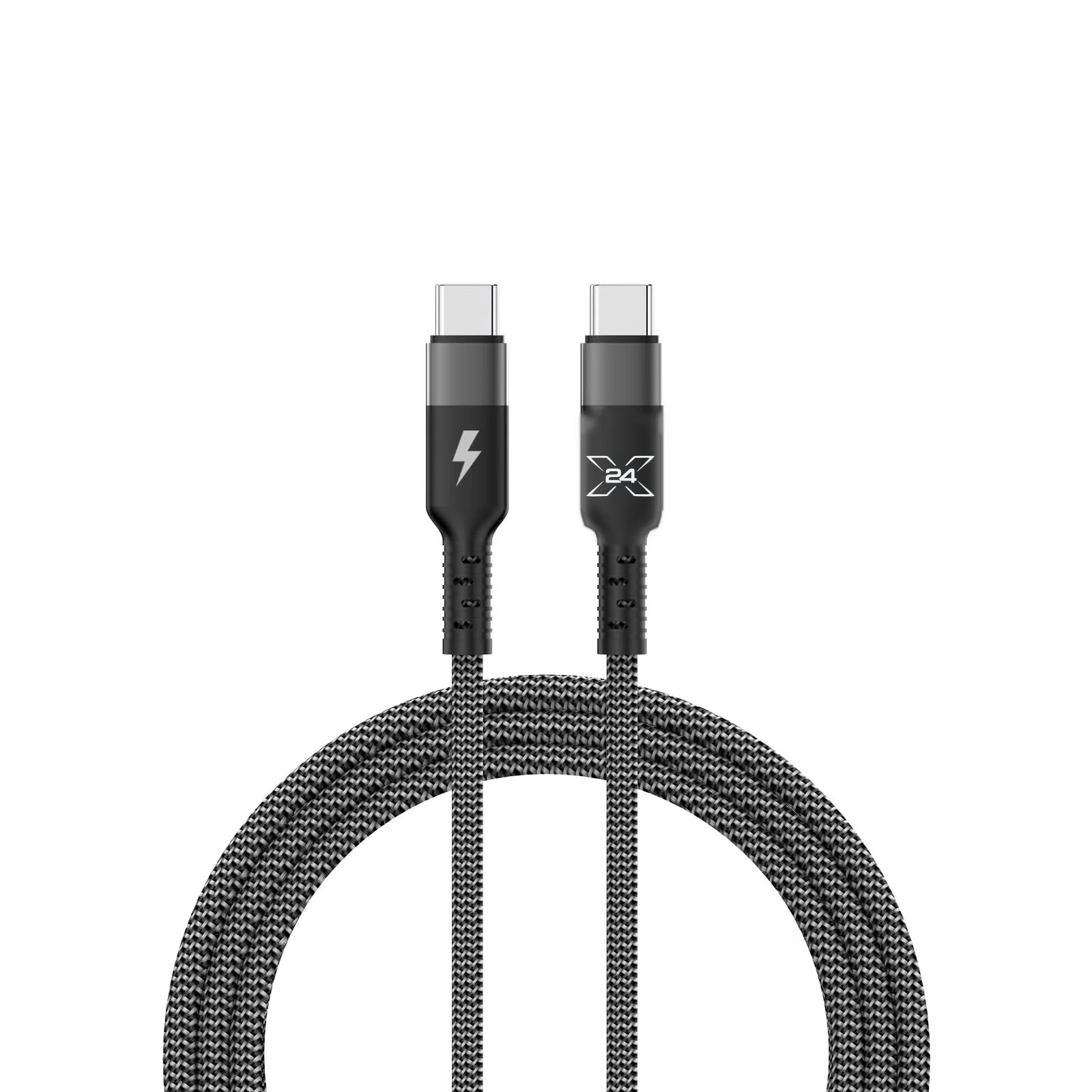 X24 USB-C to USB-C Braided Cable - 6 ft - product view