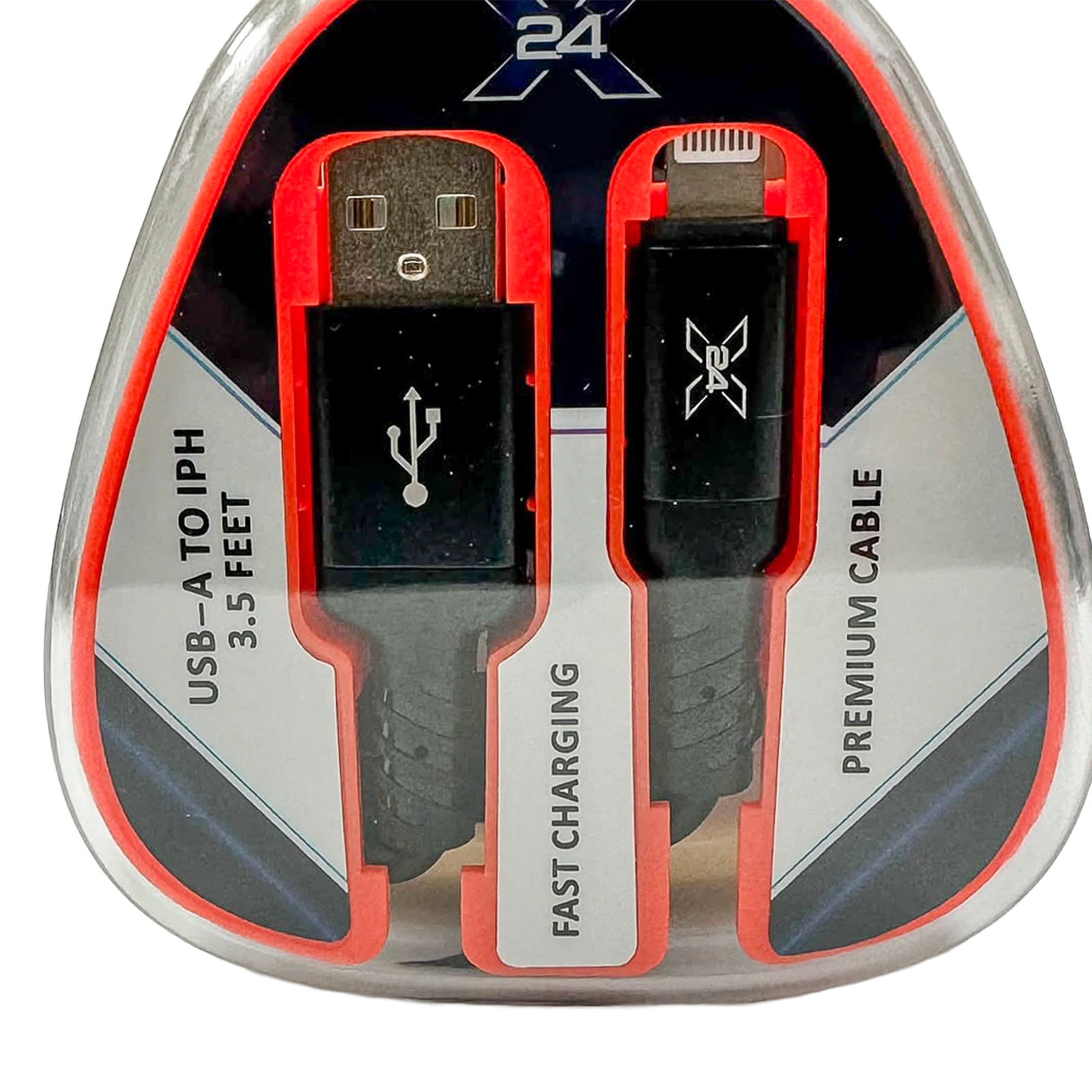 X24 Egg-Pack USB-A to Lightning Cable - 3.5 ft