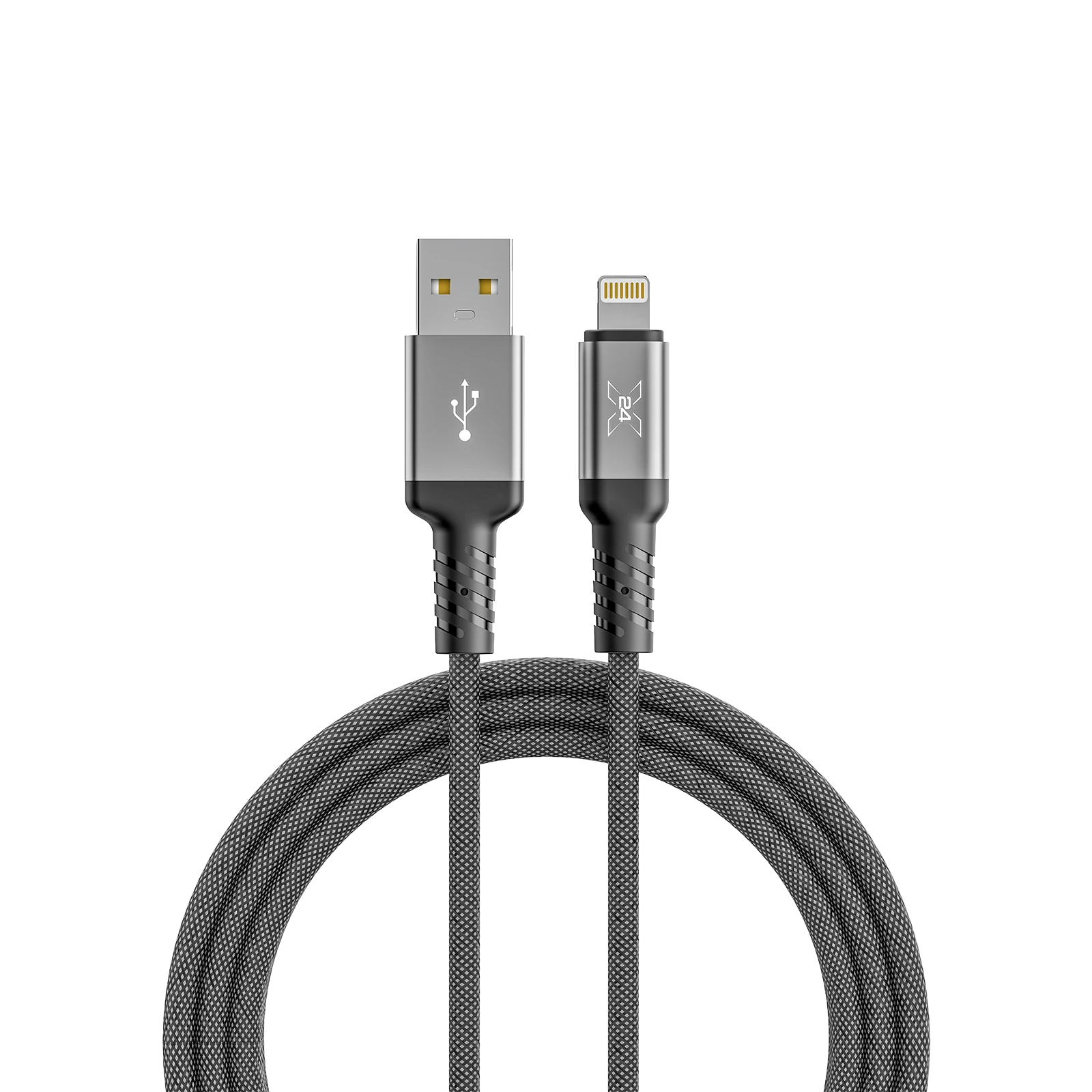X24 USB-A to Lightning Braided Cable - 6 ft