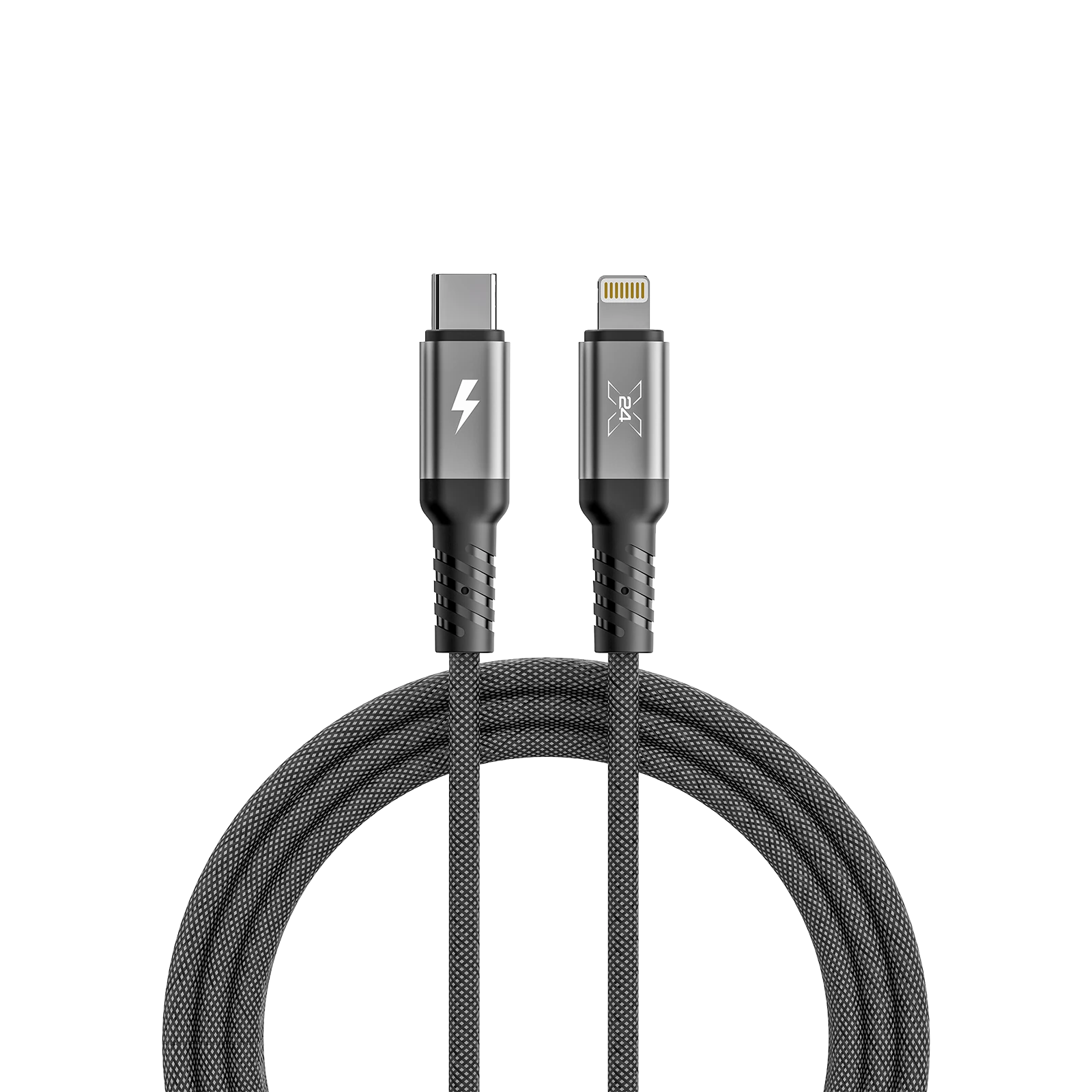 X24 USB-C to Lightning Braided Cable - 6 ft