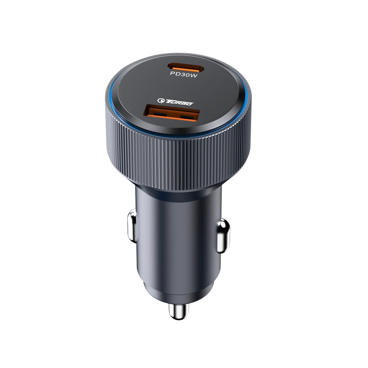 X24 Round Dual-Port Car Charger