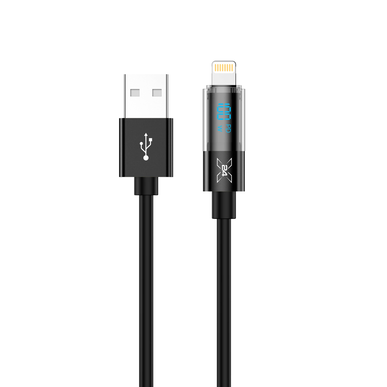 X24 USB-A to Lightning Digital-Display Cable