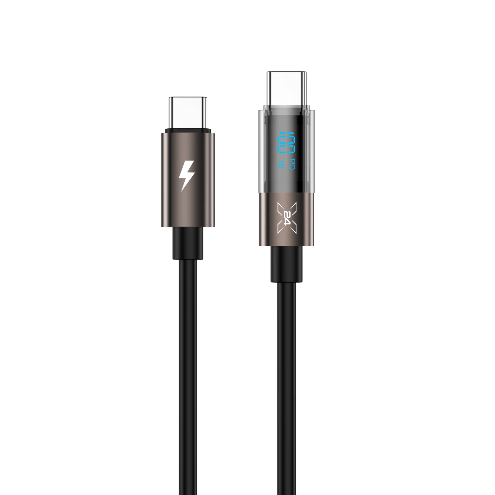 X24 USB-C to USB-C digital-display cable in bronze