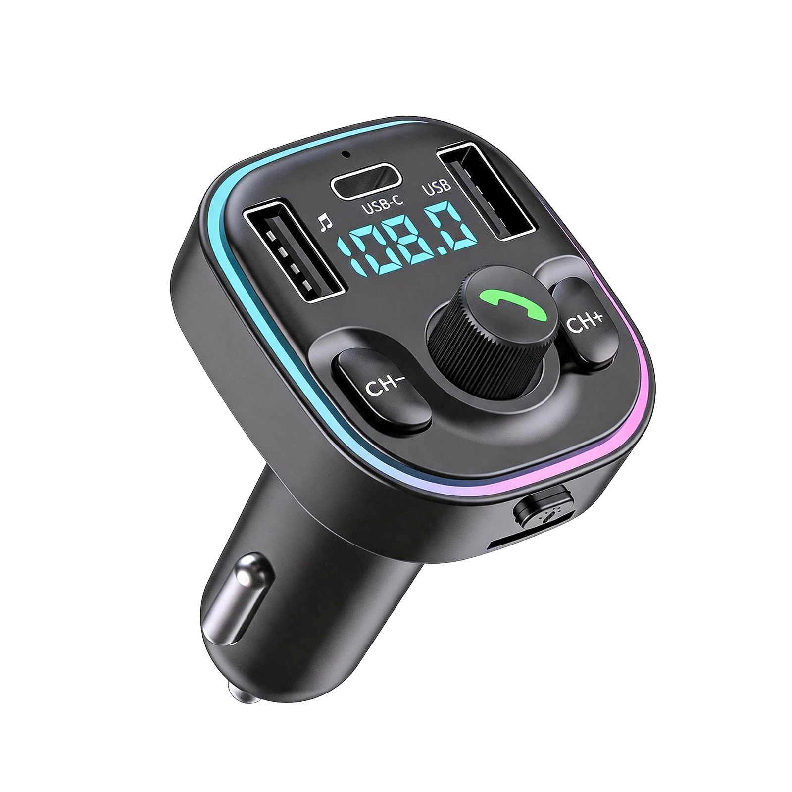 X24 Car FM Transmitter + Fast Charger